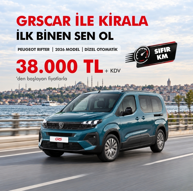 Peugeot Rifter Aylık Kiralama Avantajı !