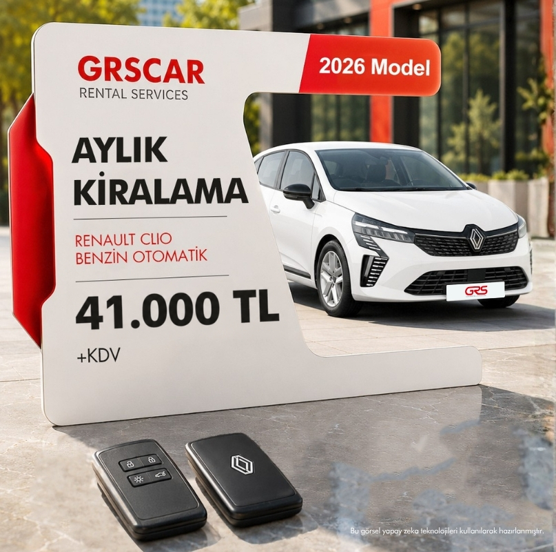 Avantajlı Fiyat İle Aylık Clio Kiralama Fırsatı!